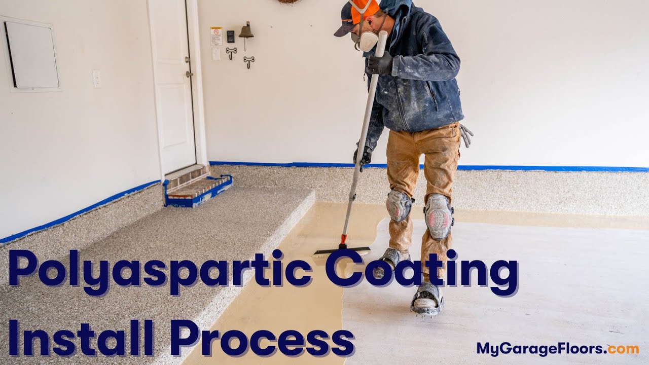 Polyaspartic Floor Coating Process in 1 day