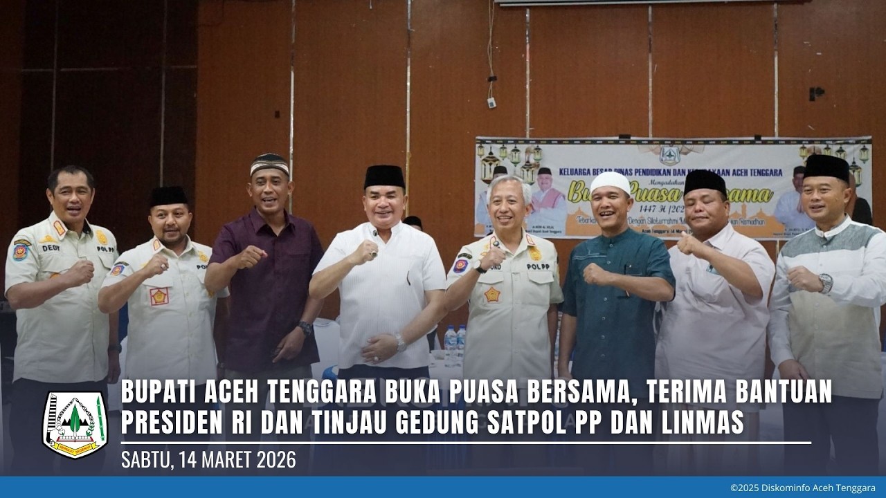BUPATI AGARA BUKA BERSAMA , TERIMA BANTUAN PRESIDEN RI, & TINJAU GEDUNG SATPOL PP, WH & LINMAS