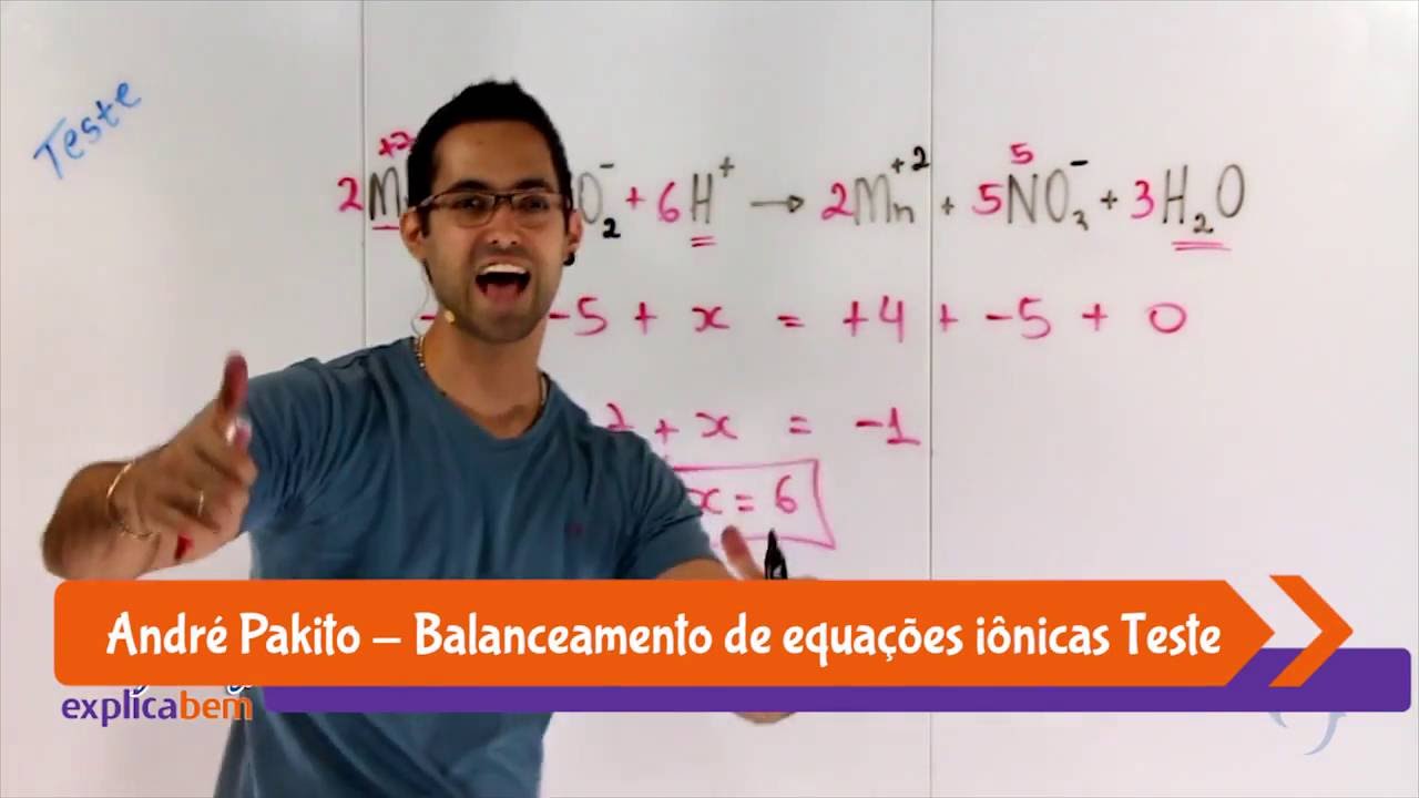 BALANCEAMENTO POR OXIRREDUÇÃO  TESTE SEU CONHECIMENTO #DICA 05 de 05