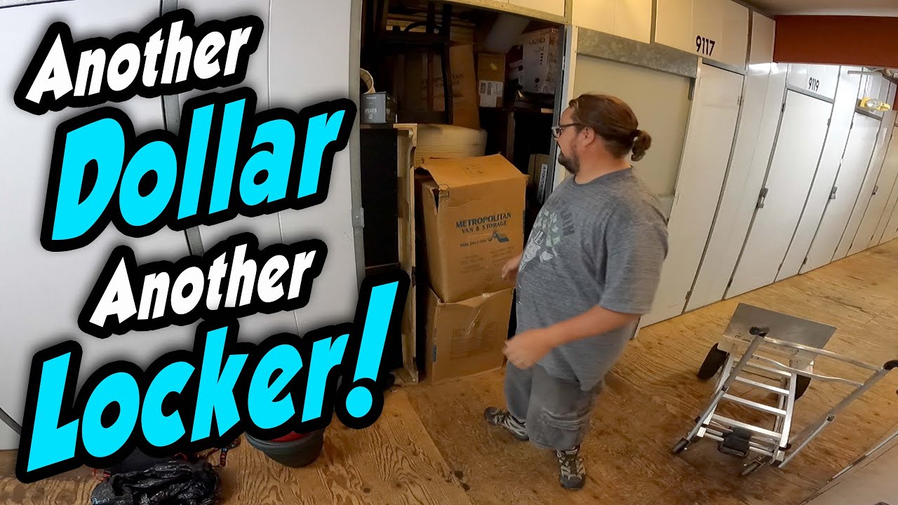 Another Dollar, Another Locker! Yep, I bought this for a dollar at the abandoned storage auction.