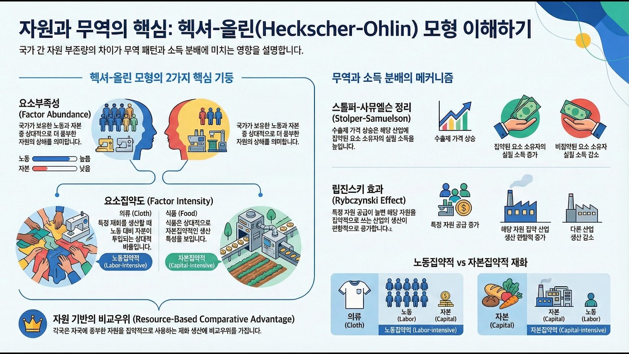 [크루그만 국제경제학 24] 제5장 헥셔-올린모형 - 5.1 생산요소가 2개 있을때의 경제모형