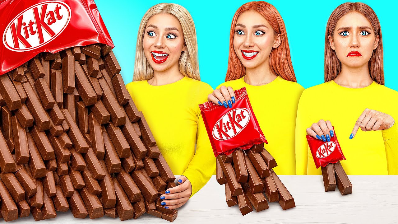 Большая, Средняя или Маленькая Тарелка Челлендж | Потрясающие Кухонные Хитрости от Candy DO