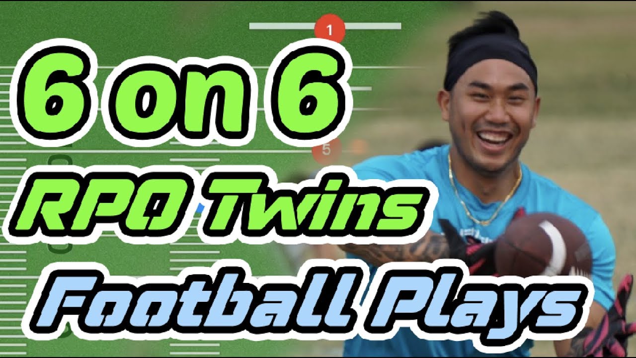 6 on 6 RPO TWINS Flag Football Plays