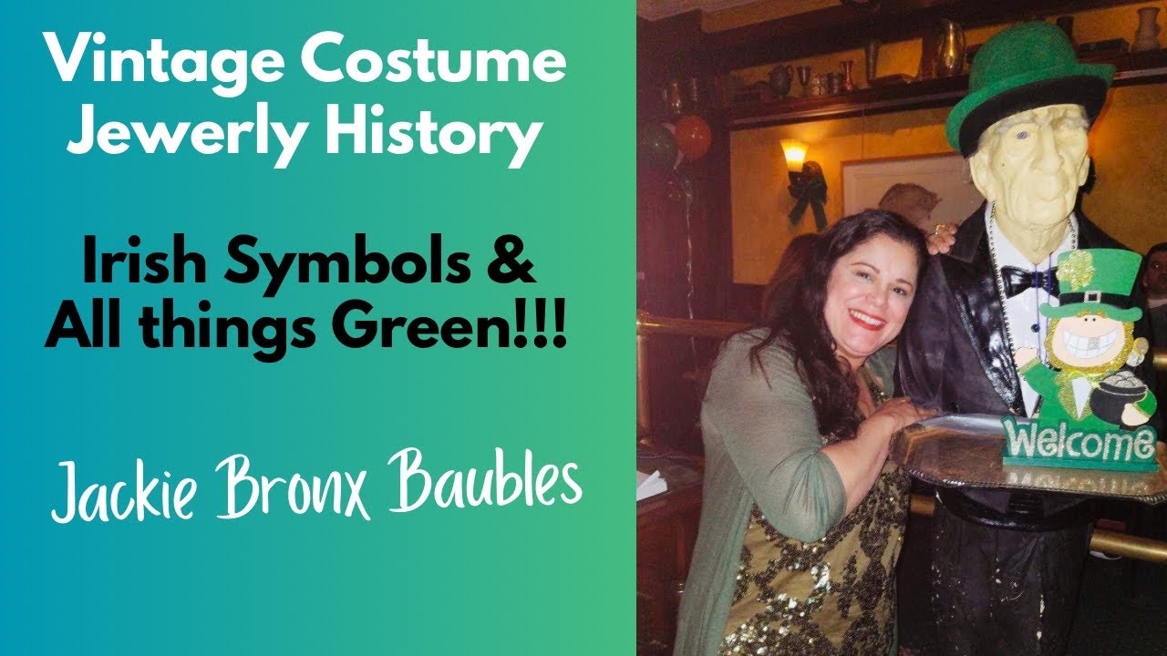 Emerald Green Jewels: Irish Symbols & Stories in Vintage Costume Jewelry History