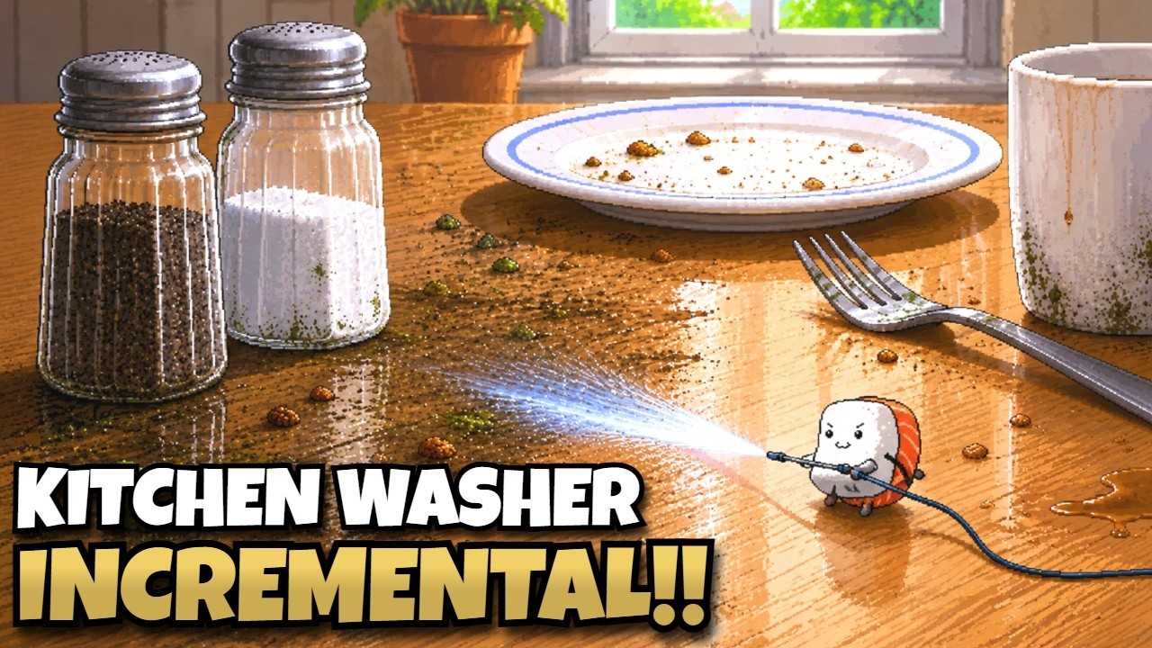 A Game About Cleaning an Entire Kitchen.. BUT YOU ARE TINY!