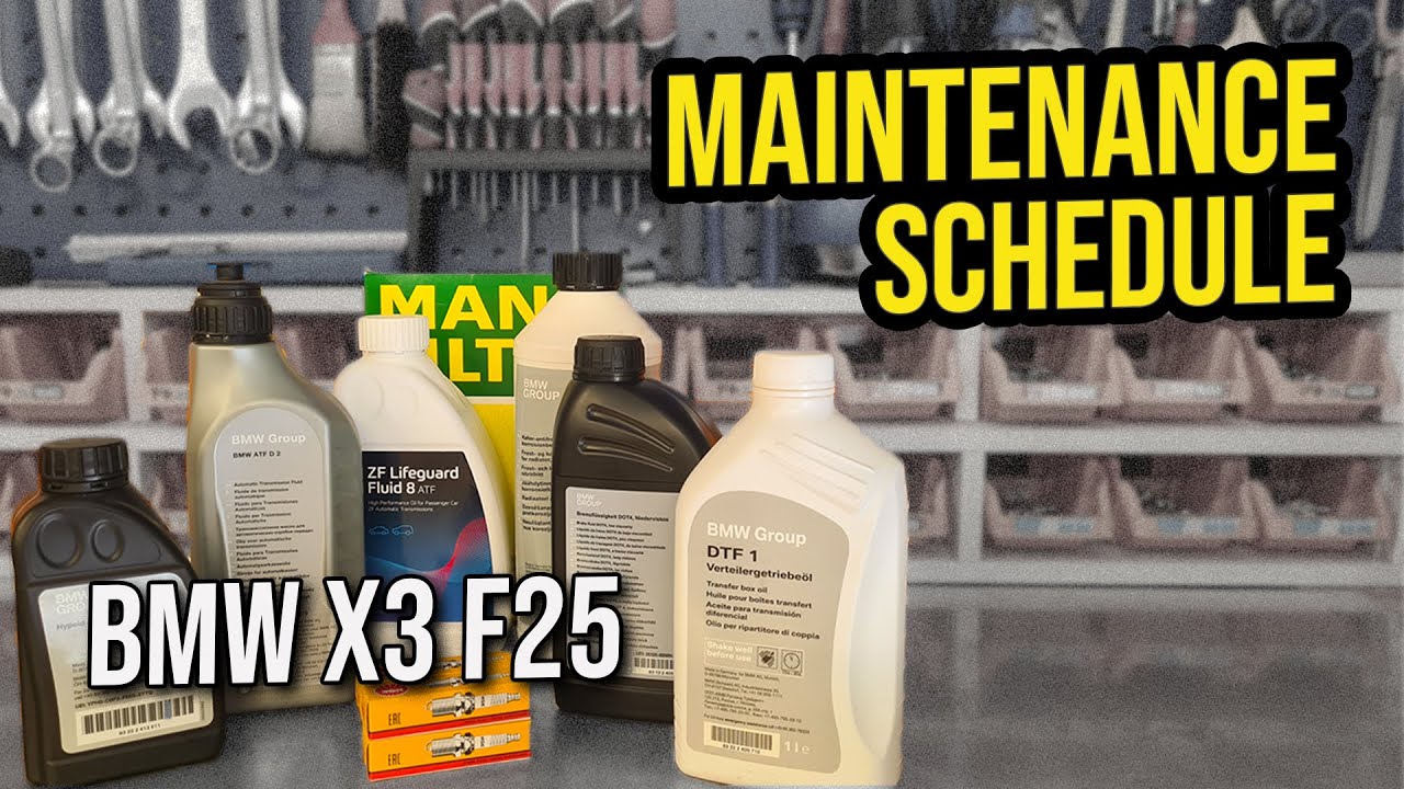 How to PROPERLY maintain your BMW X3 F25 28iX