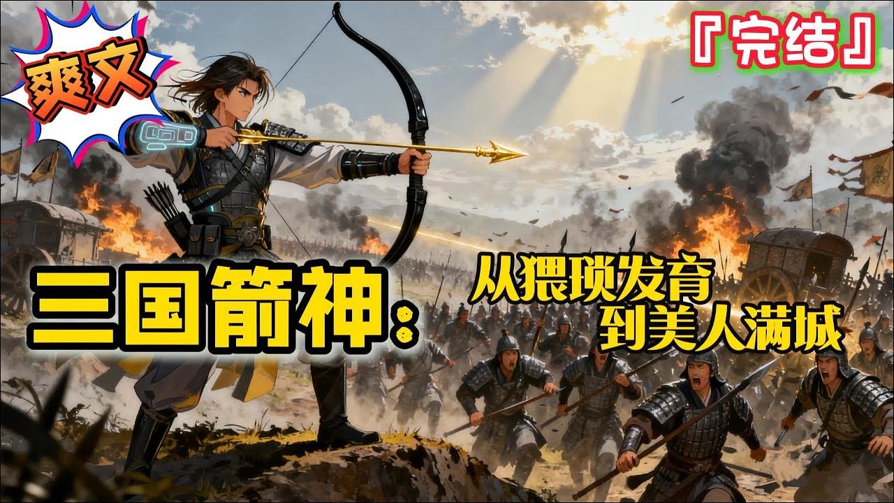 完结 《三国箭神：从猥琐发育到美人满城》穿越汉末，觉醒神射无敌系统，收名将，纳绝色，据荆襄，抗曹孙！#爽文 #小说 #三国志 #一口气看完 #有声书 #有聲書 #穿越 #完结文 #完結 #历史 #系统