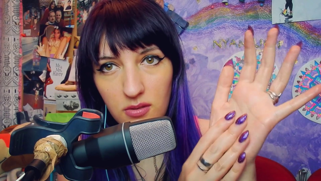 ASMR Self Hands Massage with lotion and cream Sounds