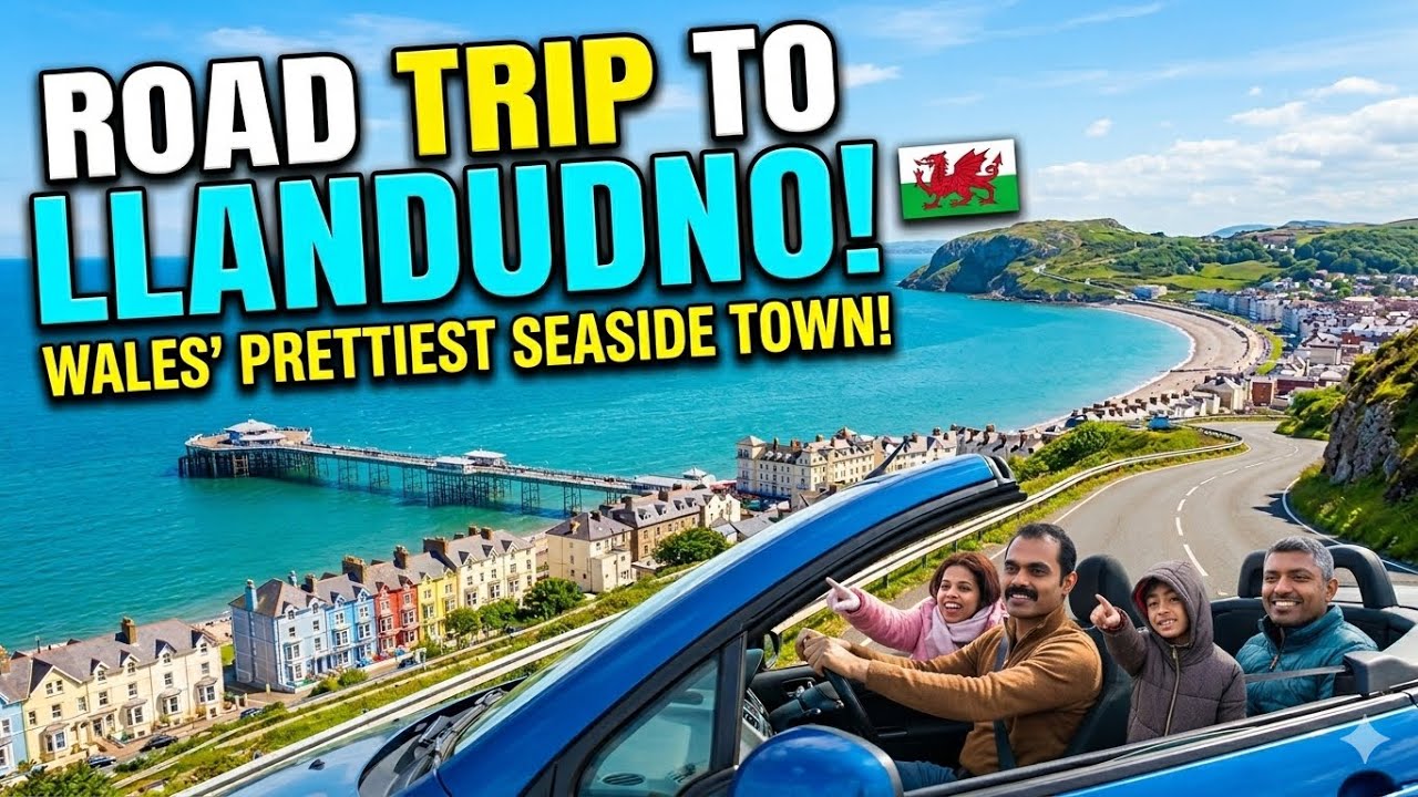 UK Road Trip to Llandudno | Most Beautiful Seaside Town in Wales
