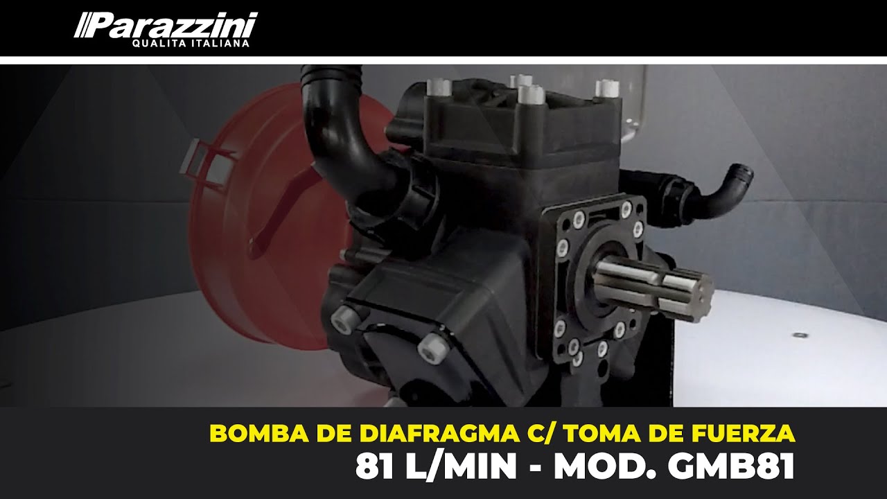 BOMBA DE DIAFRAGMA PARAZZINI / 81 L/MIN - MOD. GMB81