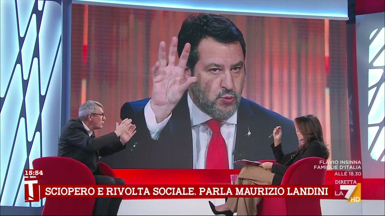 Landini: “Salvini vuole mettere in discussione il diritto allo sciopero”
