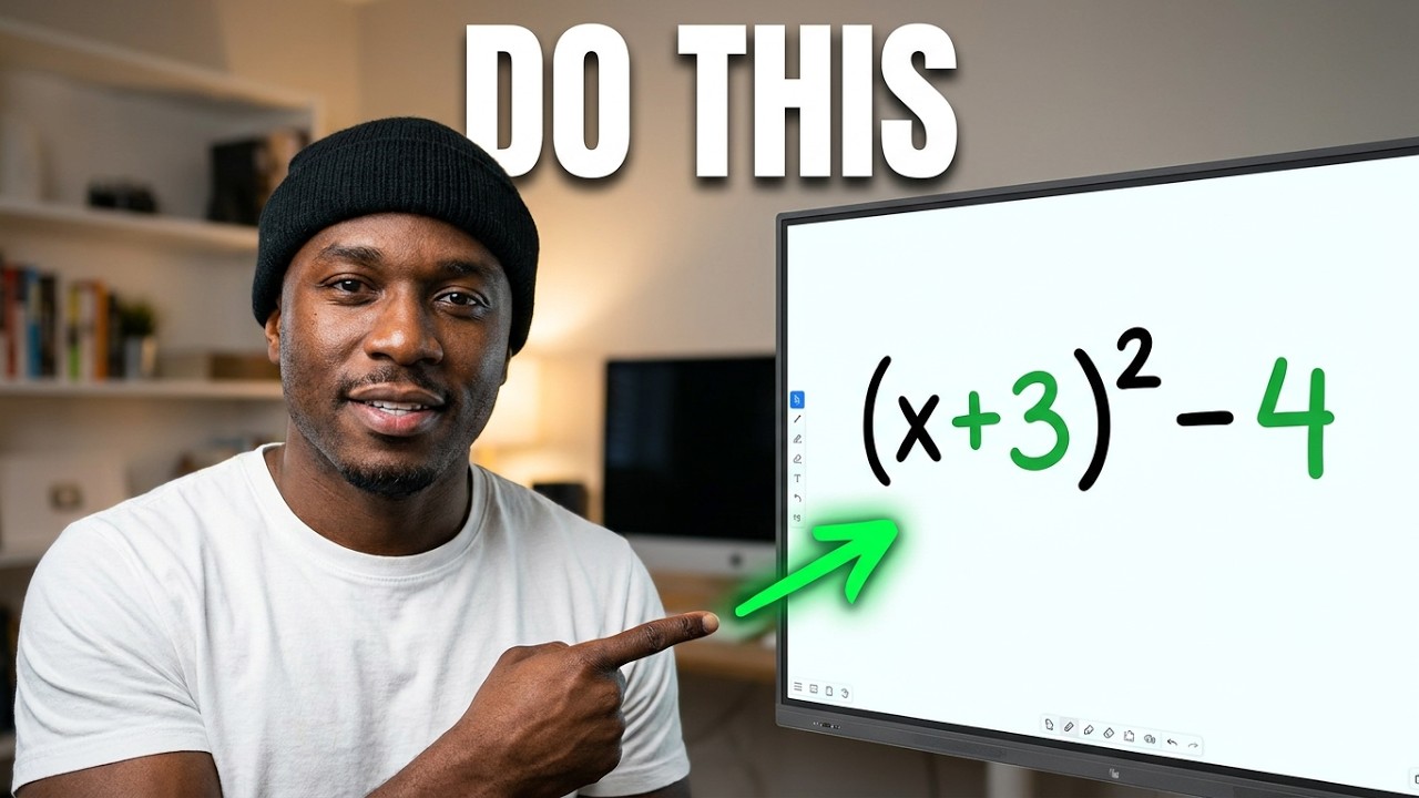 Complete the Square, way easier than you think !!