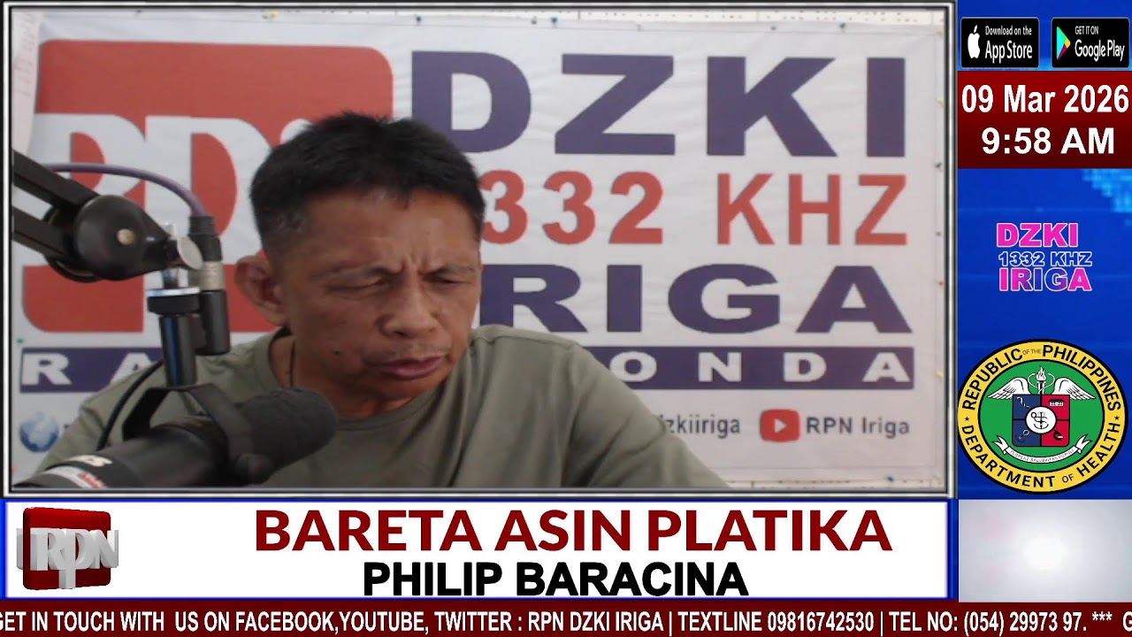 BARETA ASIN PLATIKA| MAR 9,2026