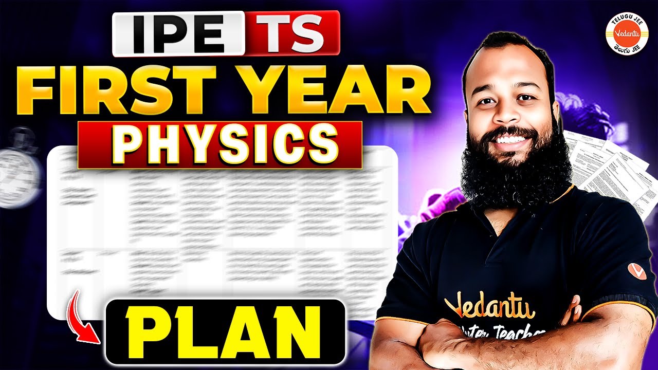 Complete PHYSICS IPE 1st Year Road Map | IPE Telangana 2026 #ipe2026 #interphysics #boardexams2026