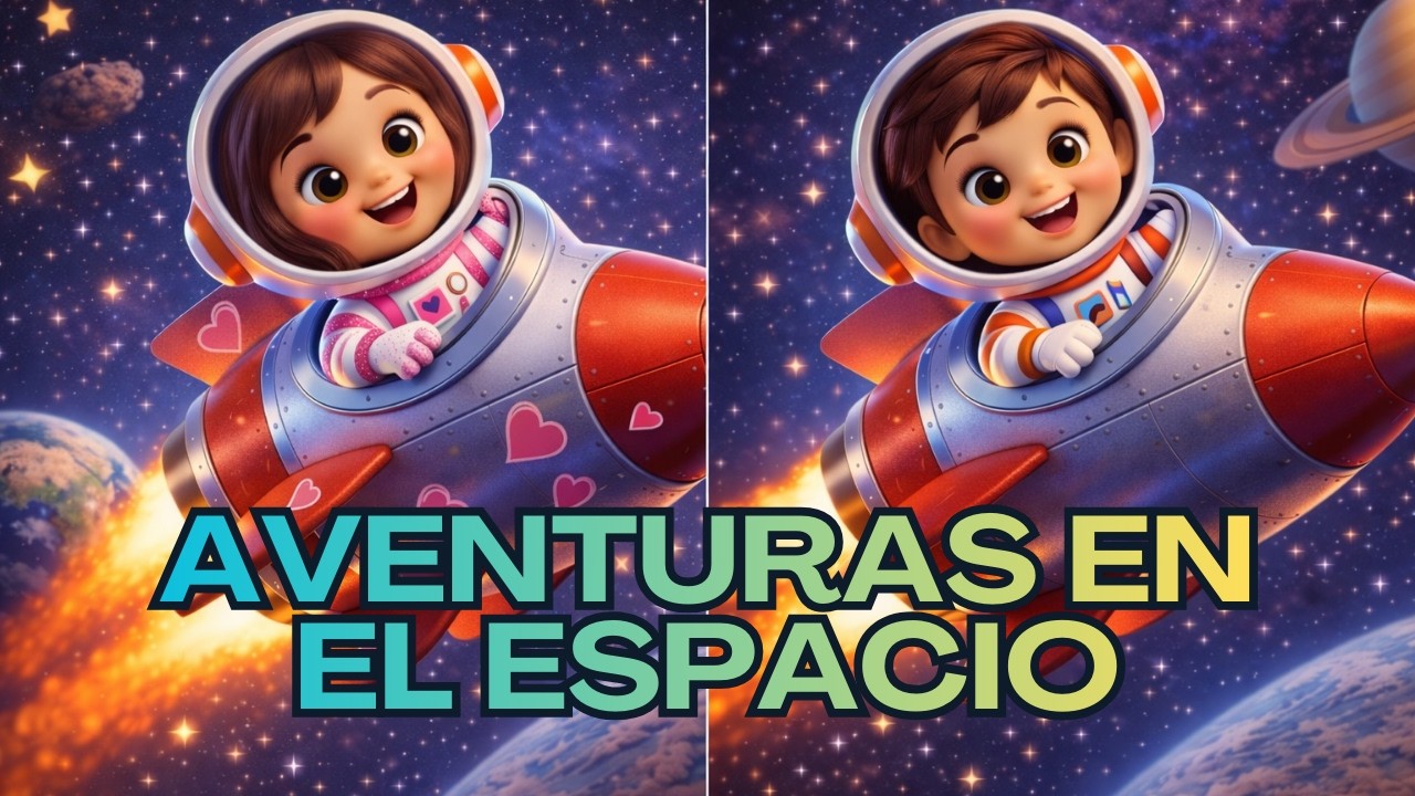 🚀Niña, Niño en el espacio  – Canción Infantil  | Música para Niños  | Party Boom🎈
