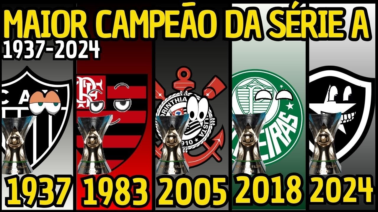 🏆TODOS OS CAMPEÕES DO BRASILEIRÃO SÉRIE A - 1937 A 2024
