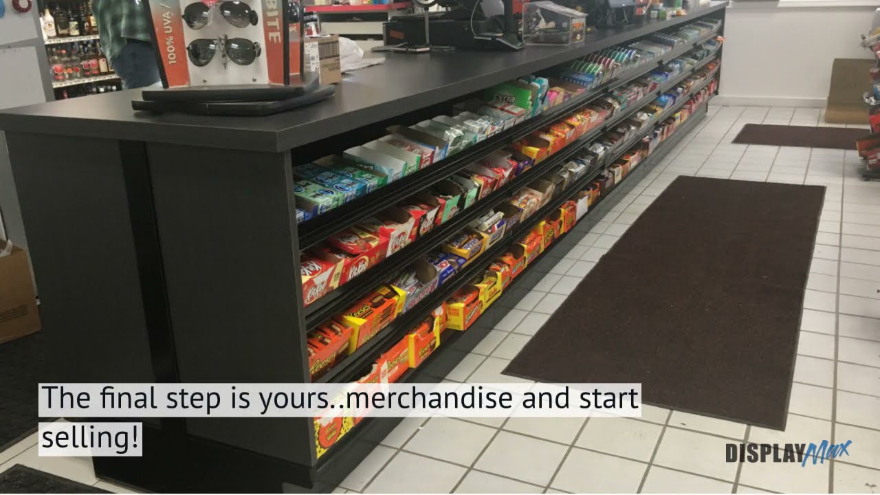 Lozier Fixtures - C-Store Candy Counter Install