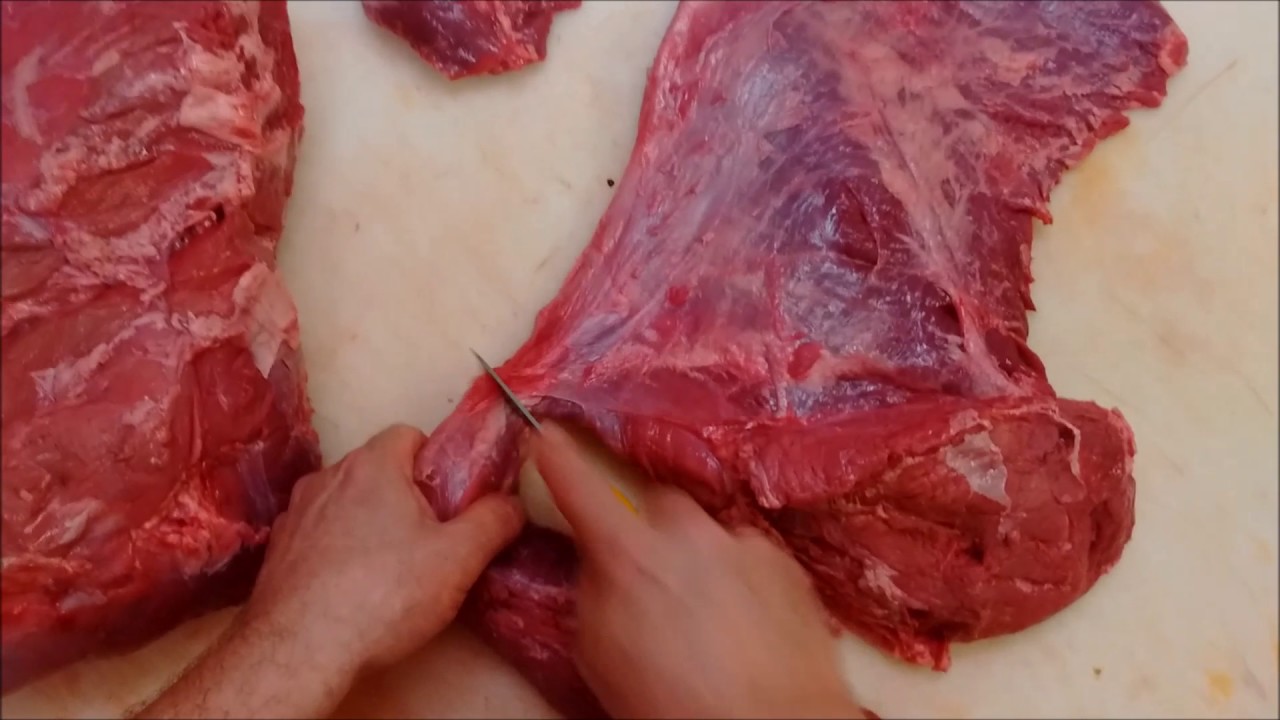 Recette Boucherie Charcuterie - Démontage et épluchage d'une noix de Bœuf ou pièce noire