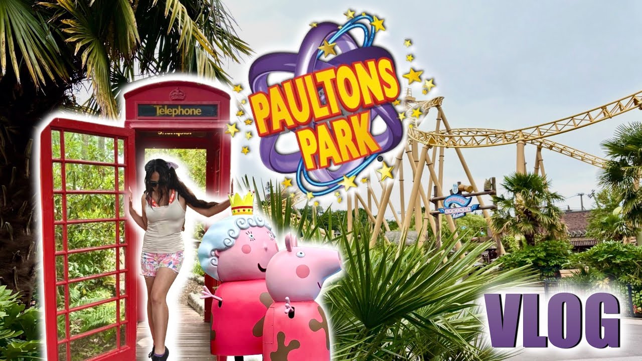 Is Paulton's Park the UK's most BEAUTIFUL THEME PARK?! 🐽🎋🇬🇧 Vlog.  POVs x Peppa Pig World included