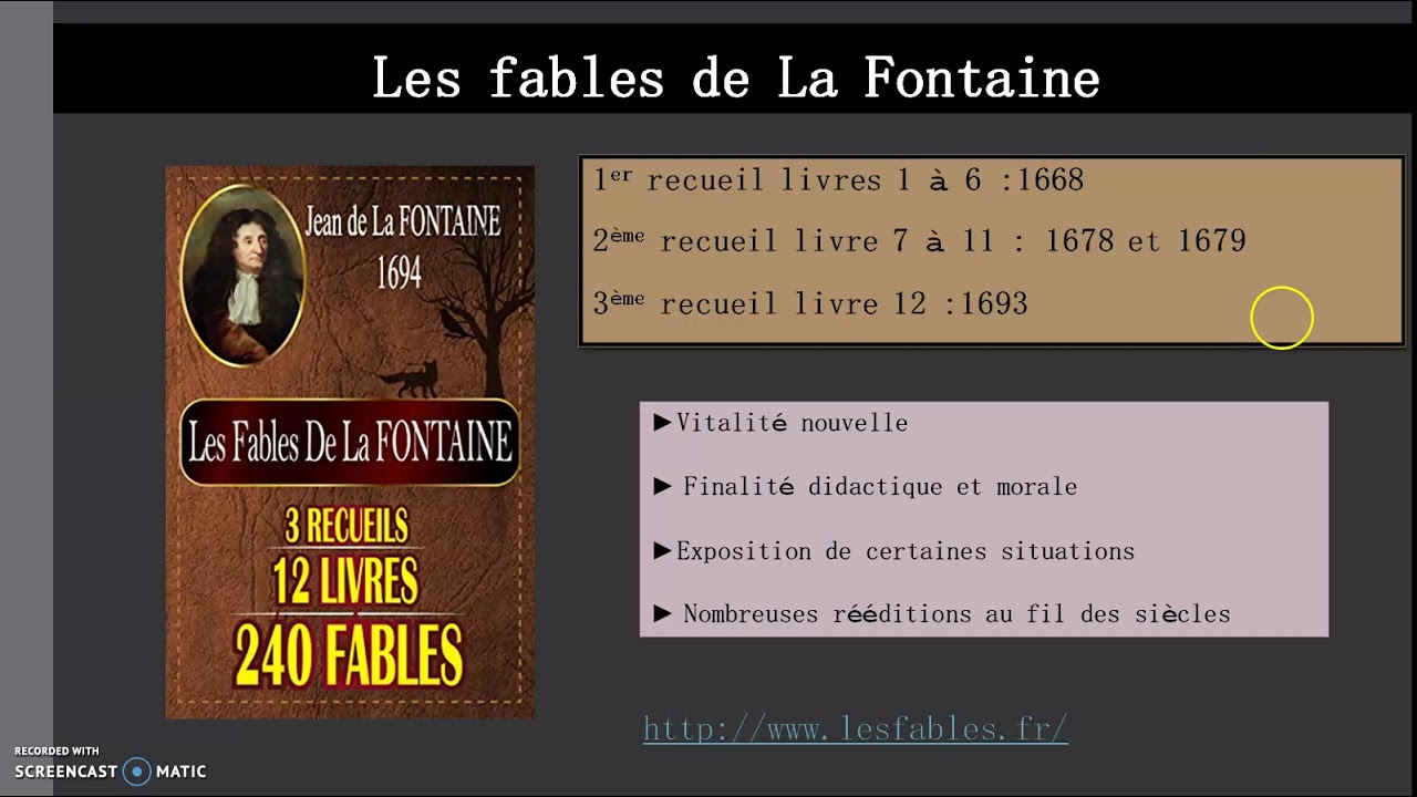 La fable partie 1