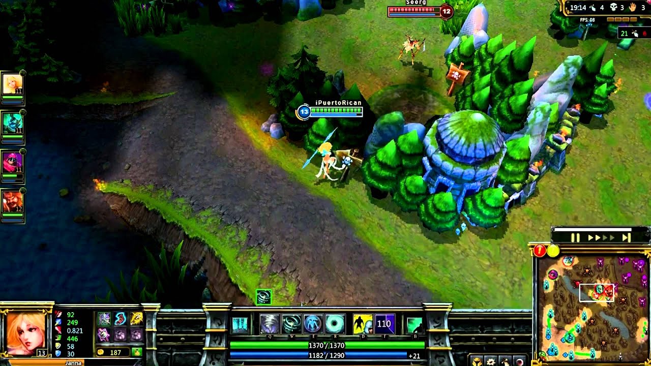 Janna THAR SHE BLOWS Combo.