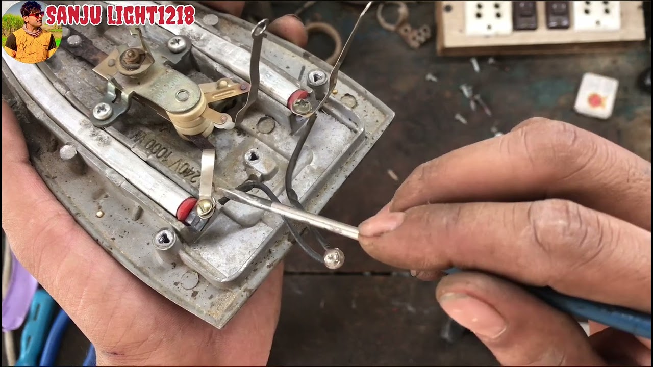 Press Iron wire connection | Press repair | Electric press wiring | Bajaj Press me connection kare