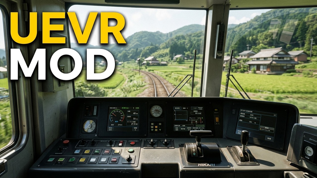 RUNNING TRAIN | 走ル列車！VR (Ранний доступ) &mdash; UEVR-мод от Praydog &mdash; Meta Quest 3