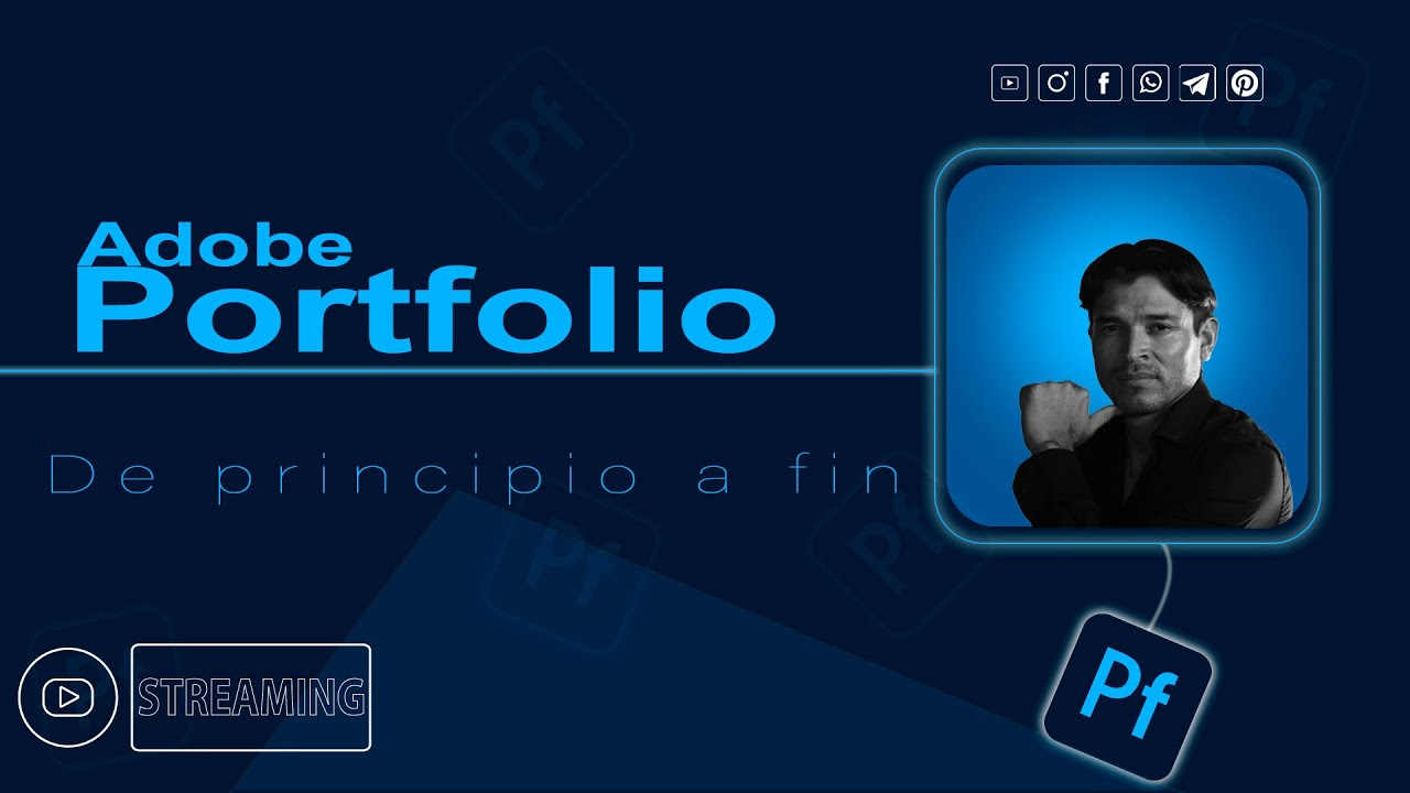 Portfolio 9 🛑 ADOBE PORTFOLIO DE PRINCIPIO A FIN crear un sitio web con sus páginas y dominio propio