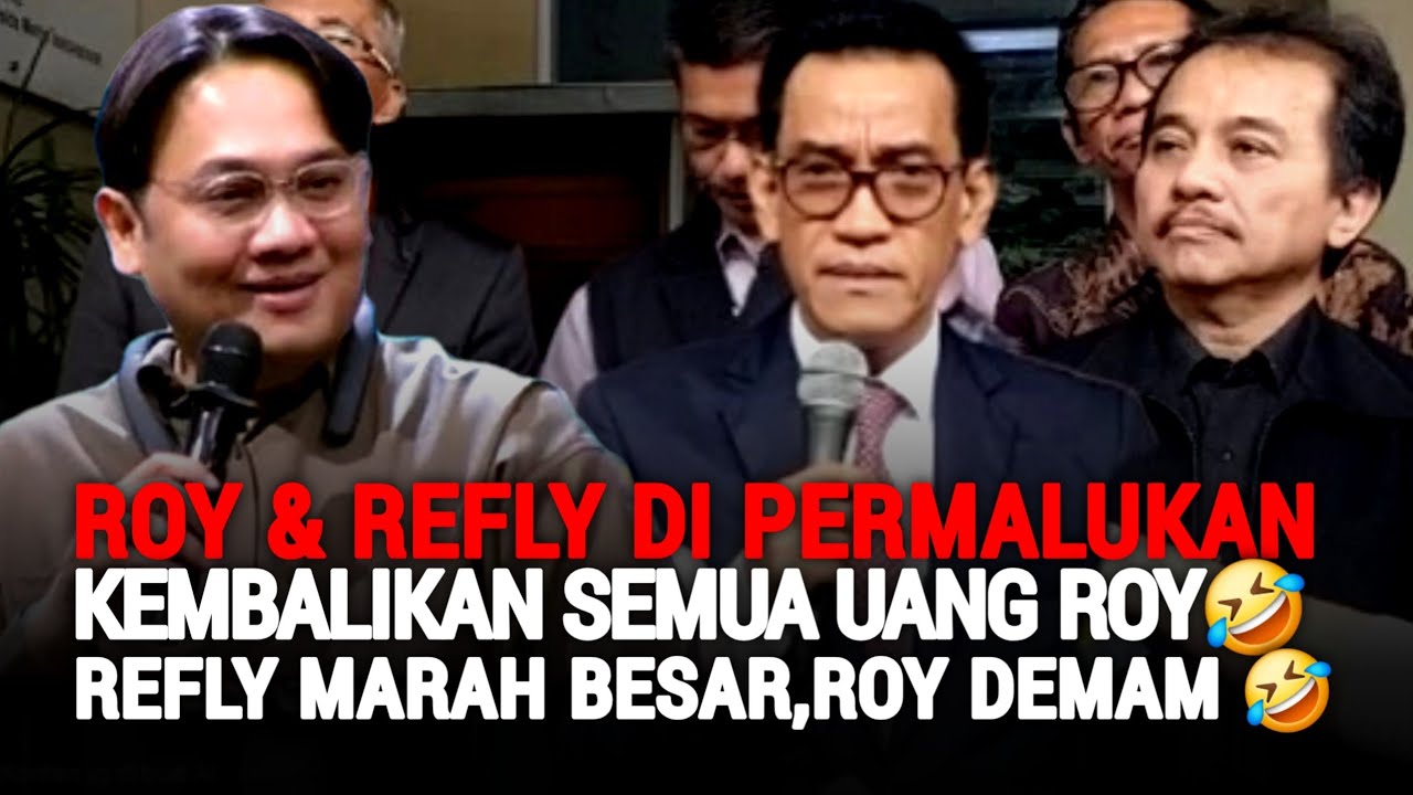 REFLY MARAH BESAR, ROY TIBA-TIBA DEMAM🤣  ROY SURYO & REFLY DI PERMALUKAN 🤣KEMBALIKAN SEMUA UANG ROY🤣
