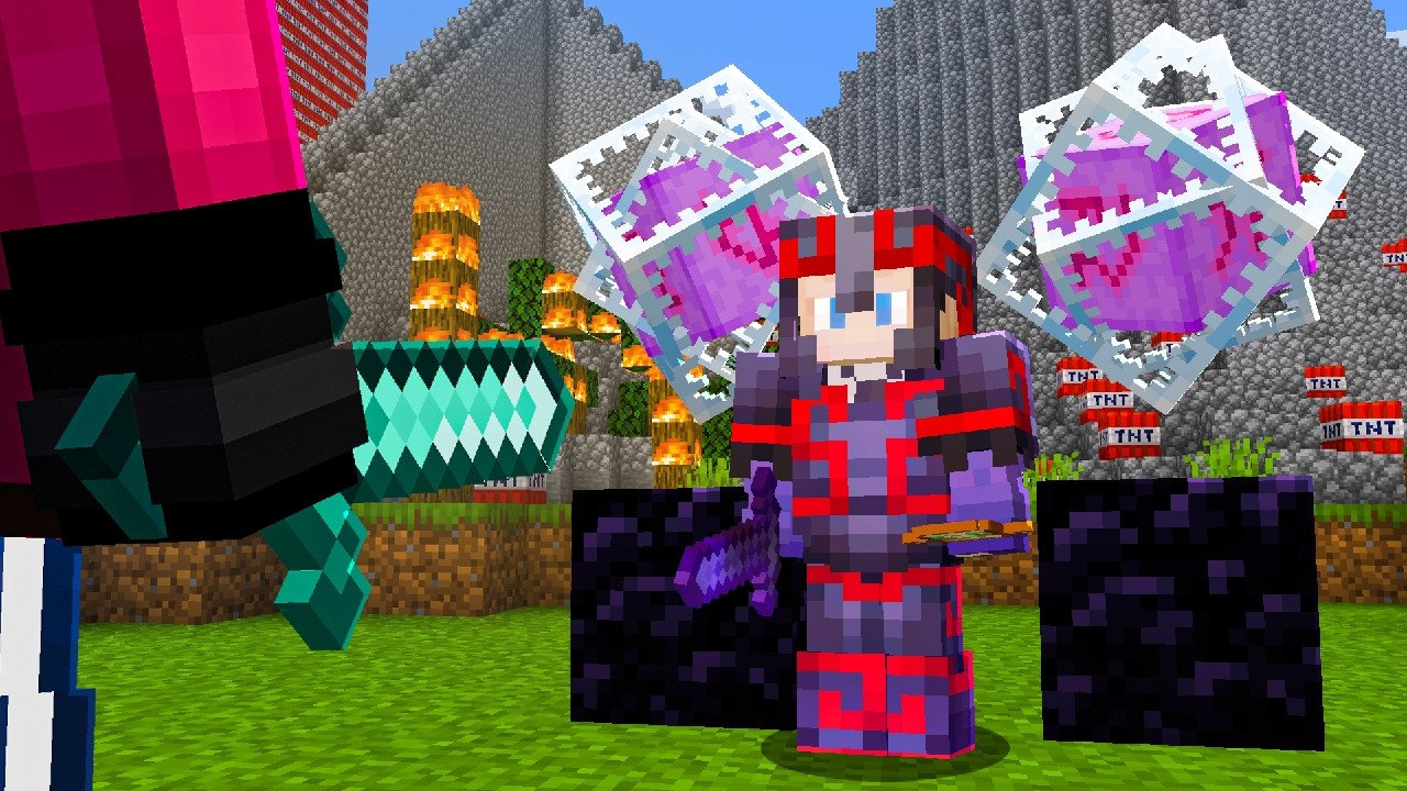 Zawalczyłem z GRACZEM ANARCHII SMP w MINECRAFT (Afikk)