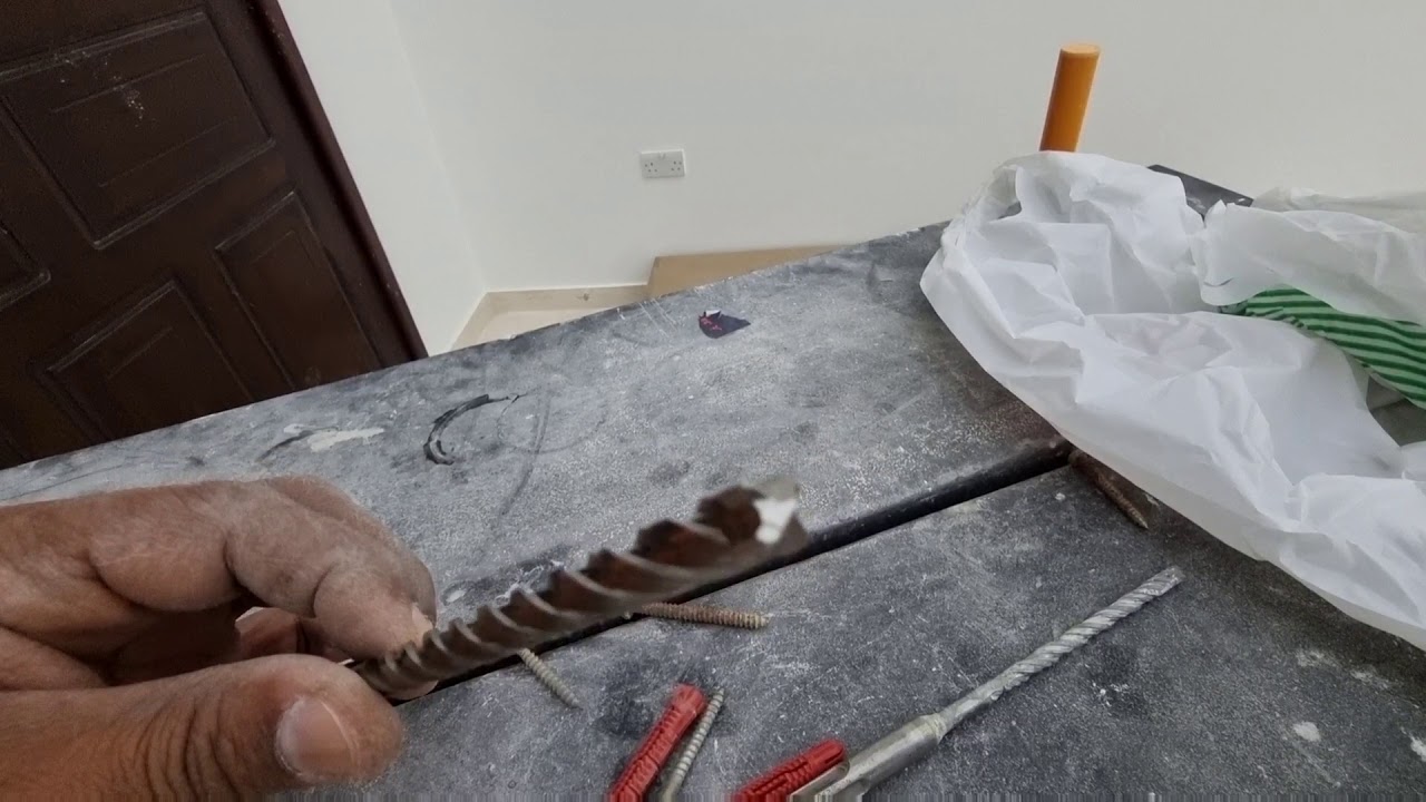 ريش خاصة تمكنك من ثقب الخرسانة المسلحة 👊💪