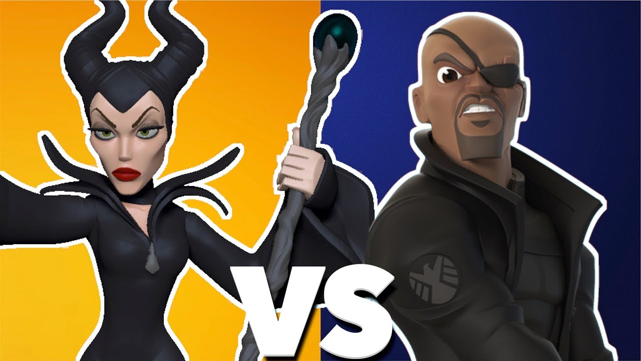 Maleficent vs Nick Fury | Disney vs Marvel | Superheroes | Disney Infinity Gameplay