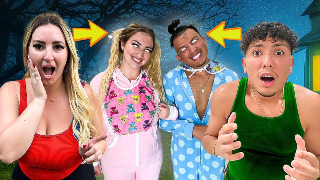 WE TURNED INTO EVIL BABYS..