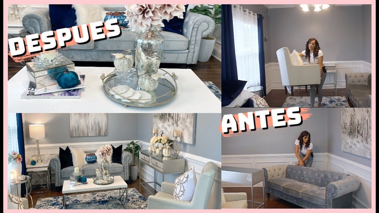 🍁DECORACIÓN transformo la SALA en OTOÑO
