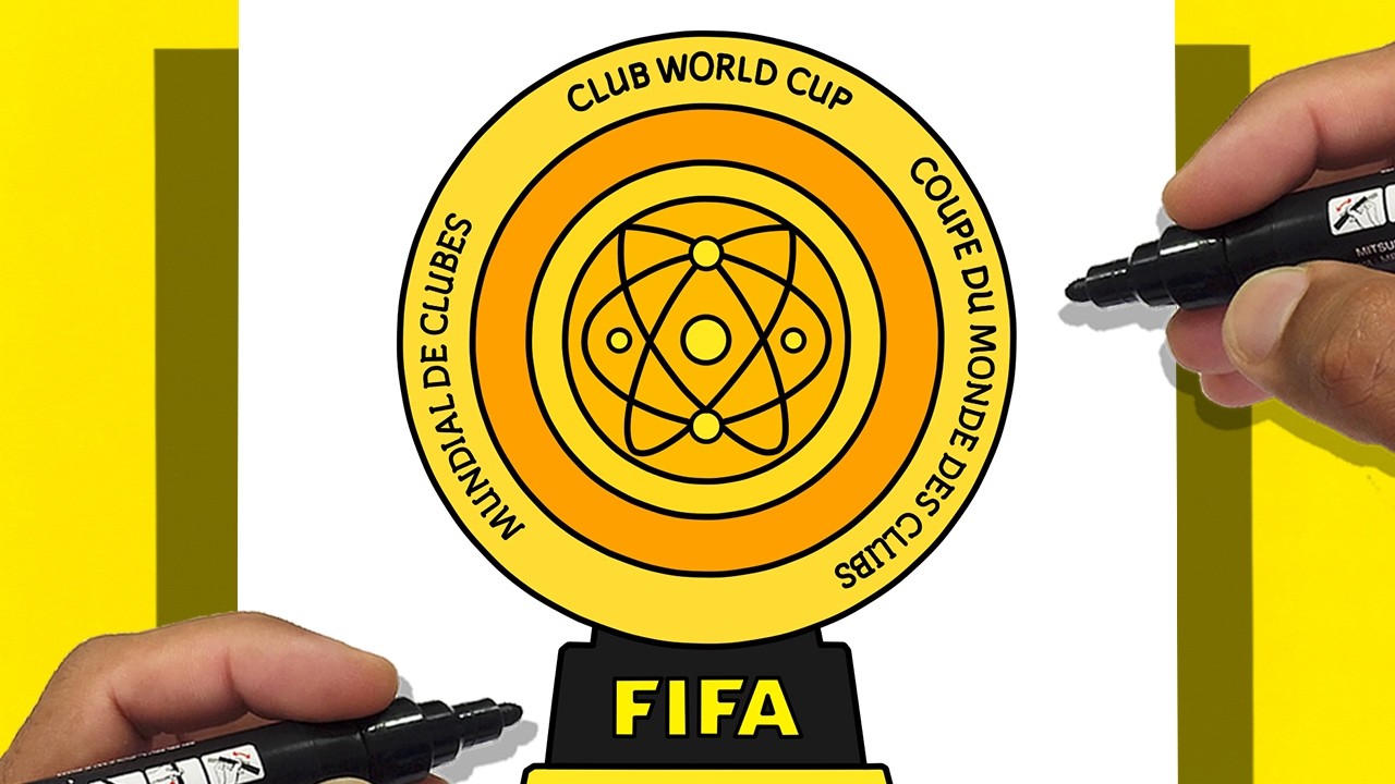 How to DRAW TROPHY - FIFA CLUB World CUP [ EASY Step By Step ]