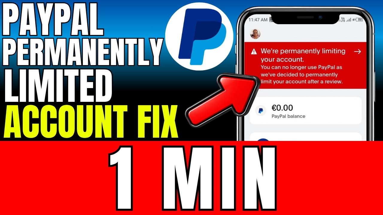 Как снять бессрочное ограничение аккаунта PayPal 2026 (очень просто)