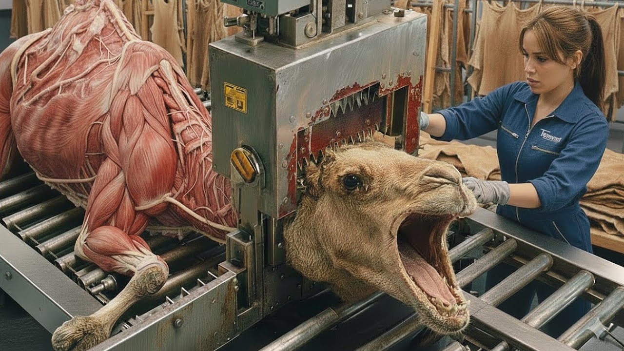Inside a Modern Camel Leather Factory |How Camel Leather Is Transformed into Million-dollar products