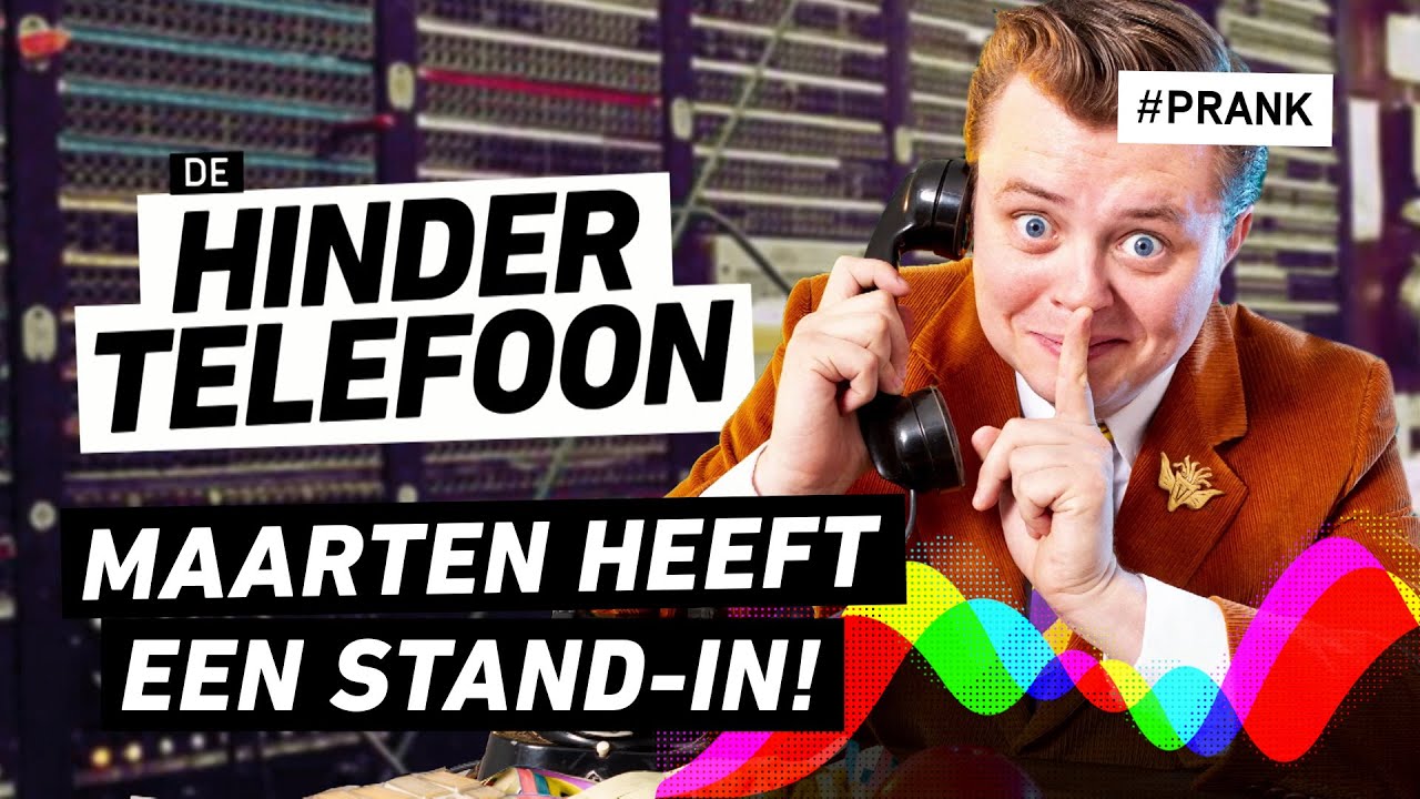 PRANK: Maarten van der Weijden speelt VALS 😲 //Hindertelefoon