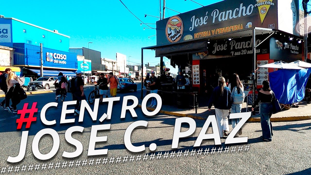 Recorriendo JOSÉ C. PAZ CENTRO I BUENOS AIRES I ARGENTINA I 4K Walking Tour VLOG