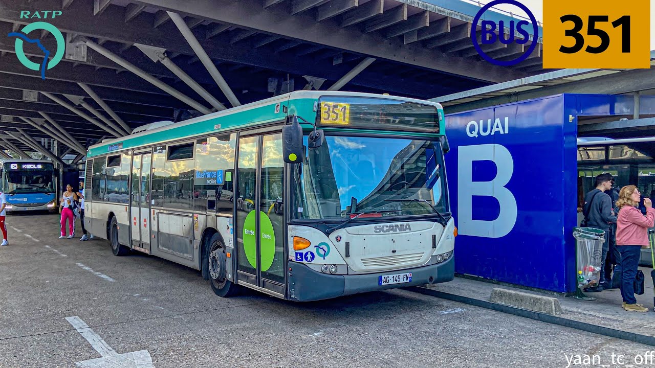 (Ligne 351 Scania OmniCity  (9430) débridé!!! FUUL KICKDOWN!!!!!!!!)