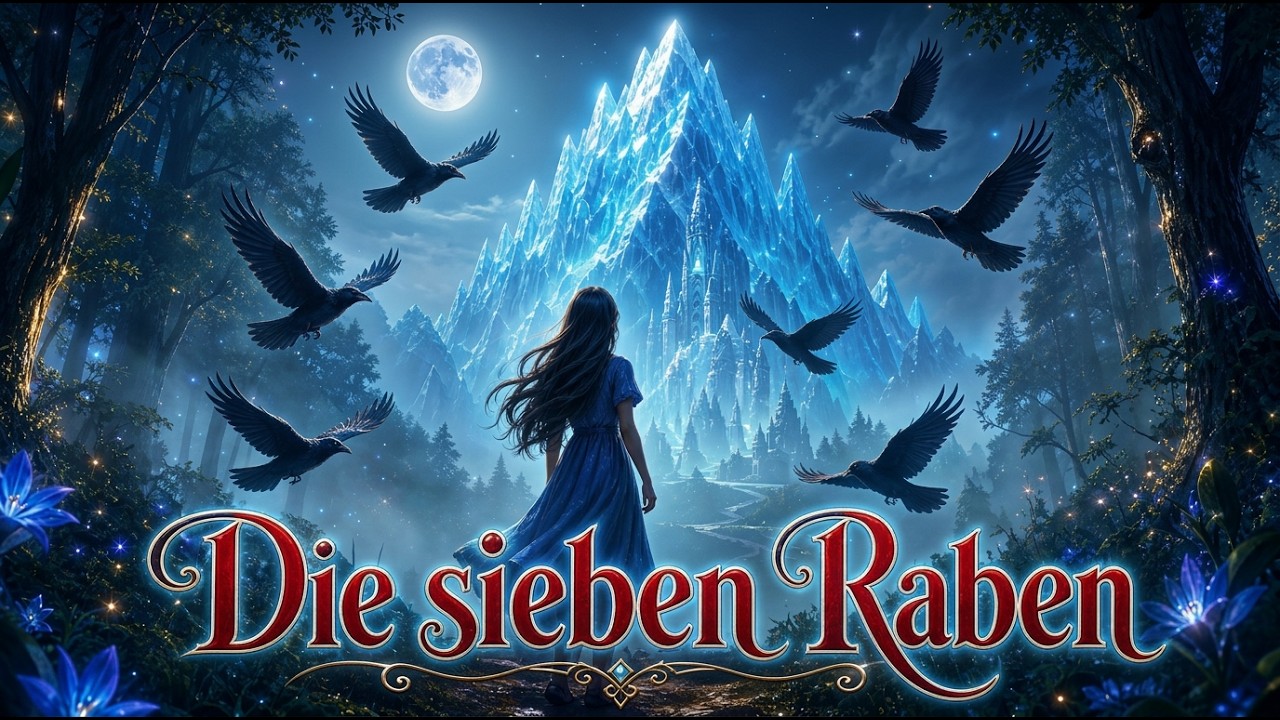 🐦‍⬛🗻 Die sieben Raben – Das schönste Märchen über Mut & Magie | Gute Nacht Geschichte für Kinder