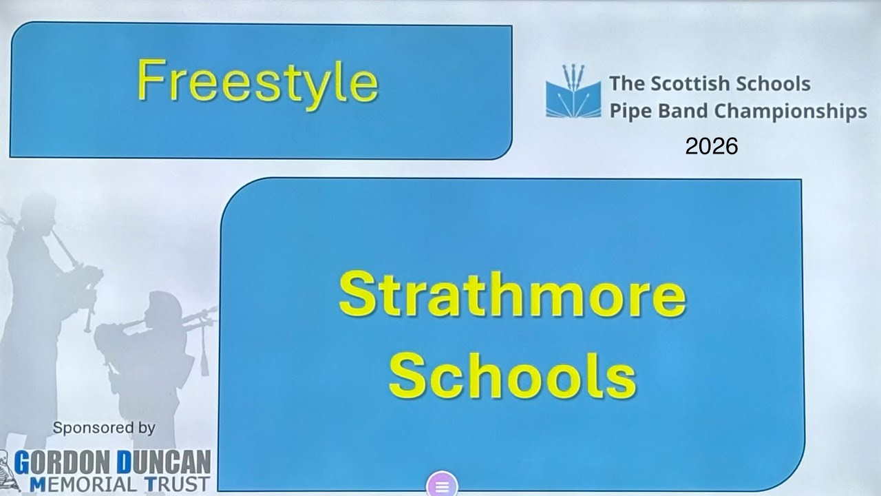 Strathmore Schools - Freestyle - Scottish Schools Pipe Band Championships 2026