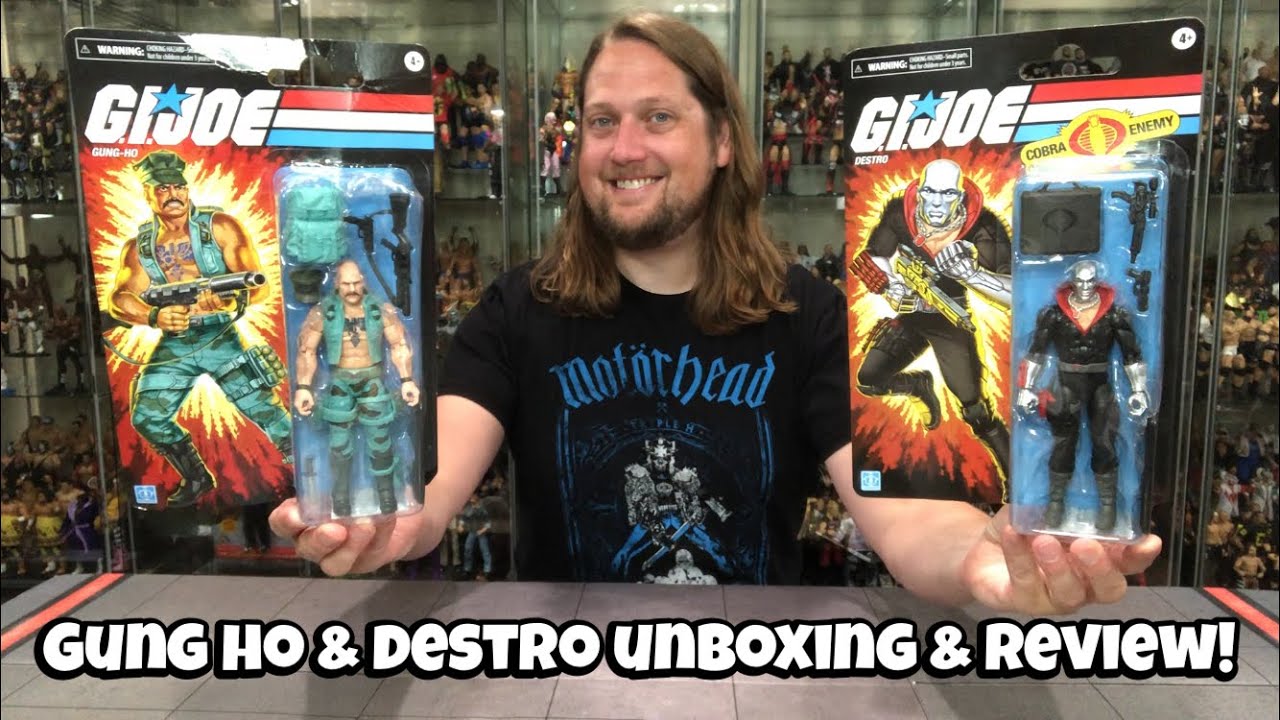 Gung Ho & Destro GIJOE Walmart Retro Wave Unboxing & Review!