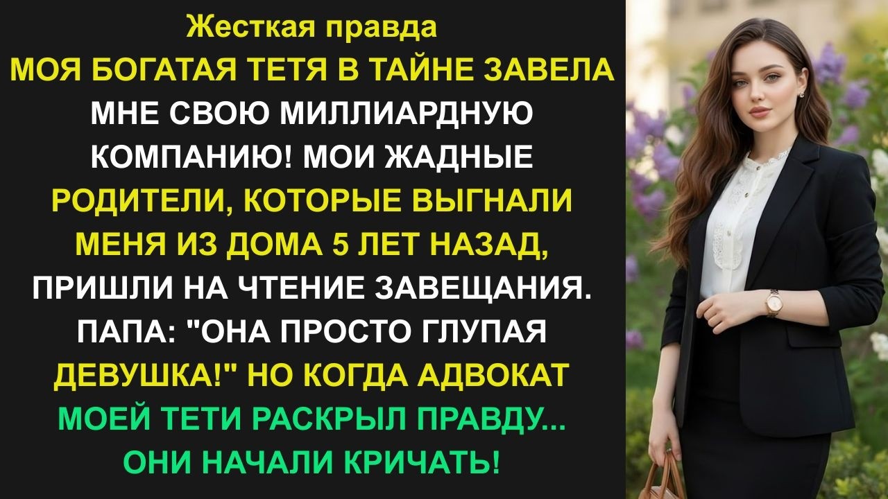 Секретный план богатой тётушки всё изменил! Истинное лицо моих родителей раскрыто!
