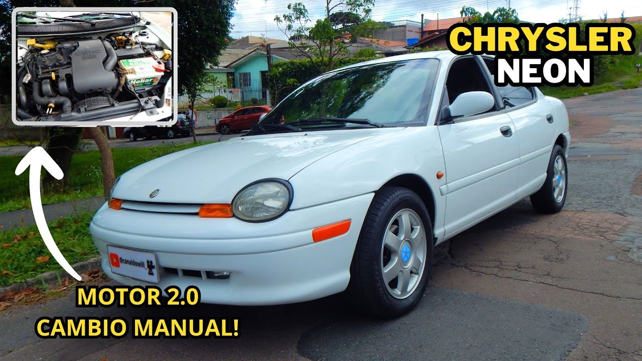 Chrysler Neon 1997 🚗🎬 Um exótico sedã americano! (Test Drive, Curiosidades)