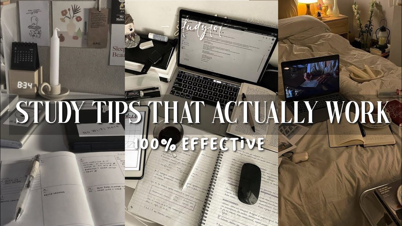 Study Tips that Actually Work 🧋💌📚 | Tried and Tested!