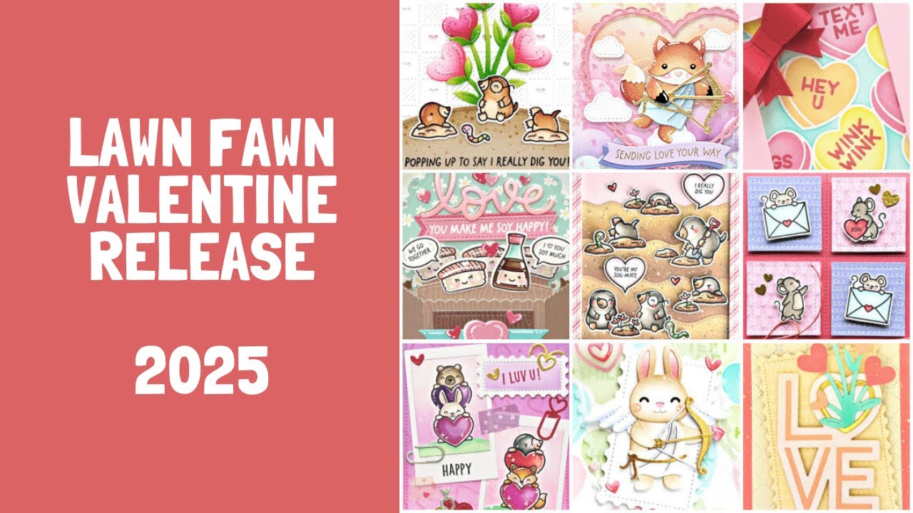 Lawn Fawn Valentine Release 2025