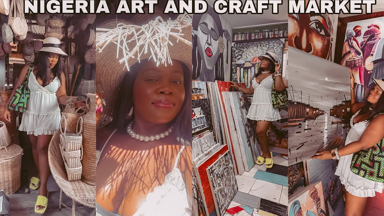 ART AND CRAFT MARKET IN NIGERIA| market vlog #artandcraft