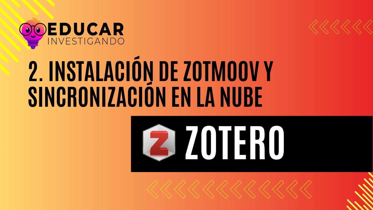 Instalación de Zootmove y sincronización en la nube de Zotero
