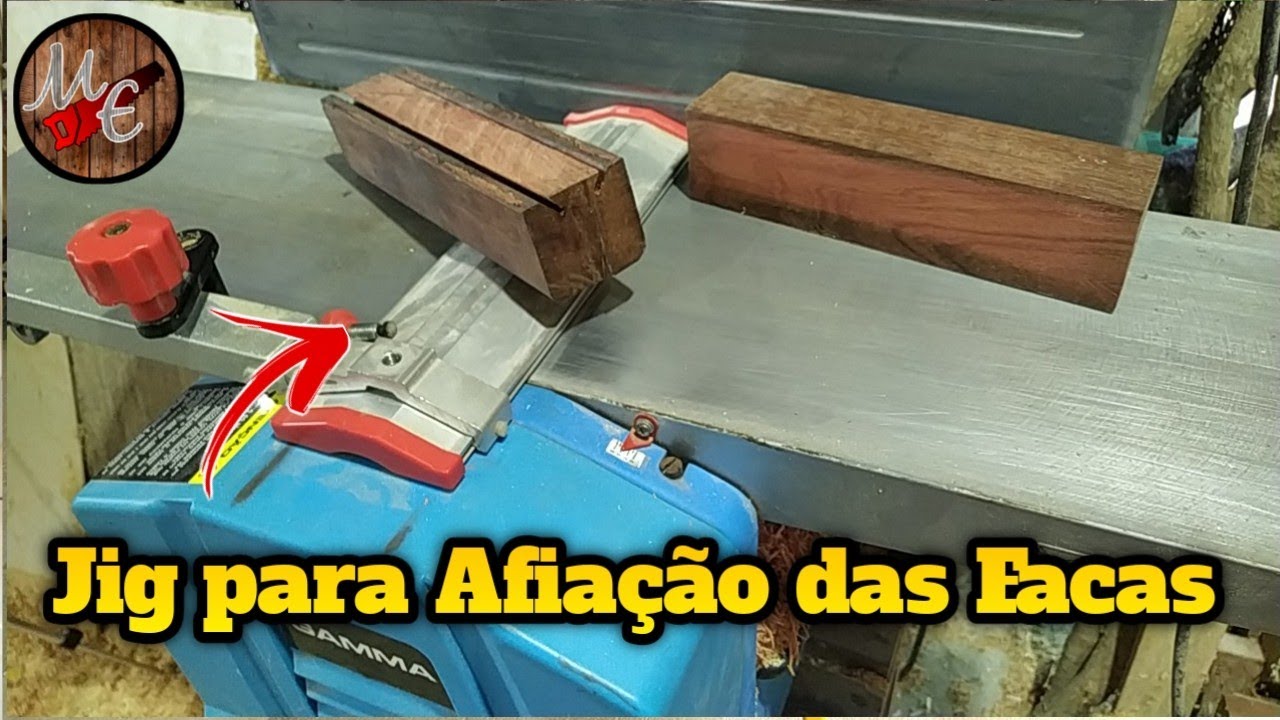 Jig Para Afiar Facas da Plaina Desempenadeira ou Desengrosso (GAMMA)